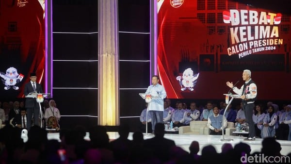 Penampilan Ketiga Capres di Debat Pamungkas Pemilu 2024