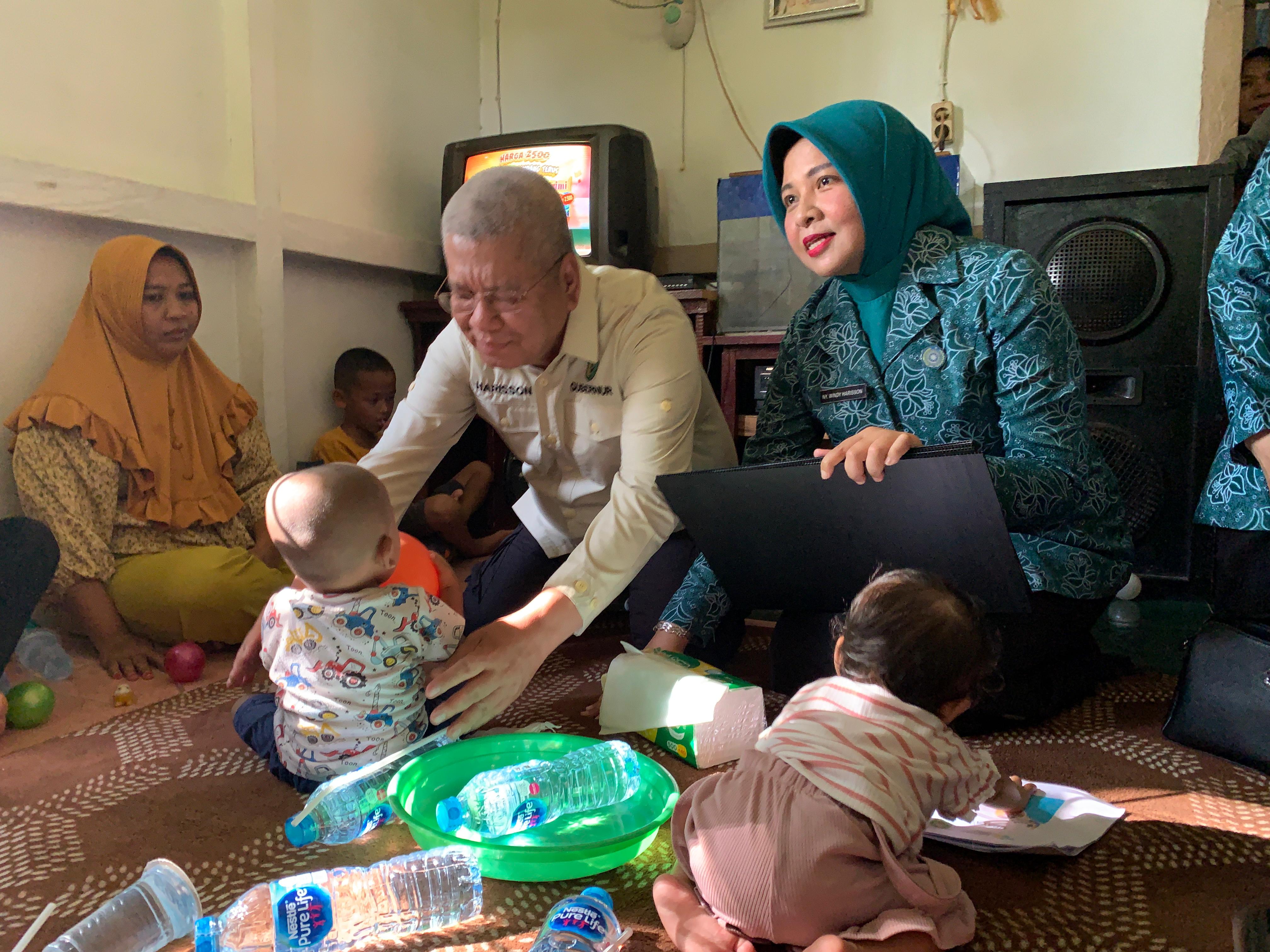 Sudiansyah Bersyukur Keluarga Kecilnya Dikunjungi Pj Gubernur Harisson