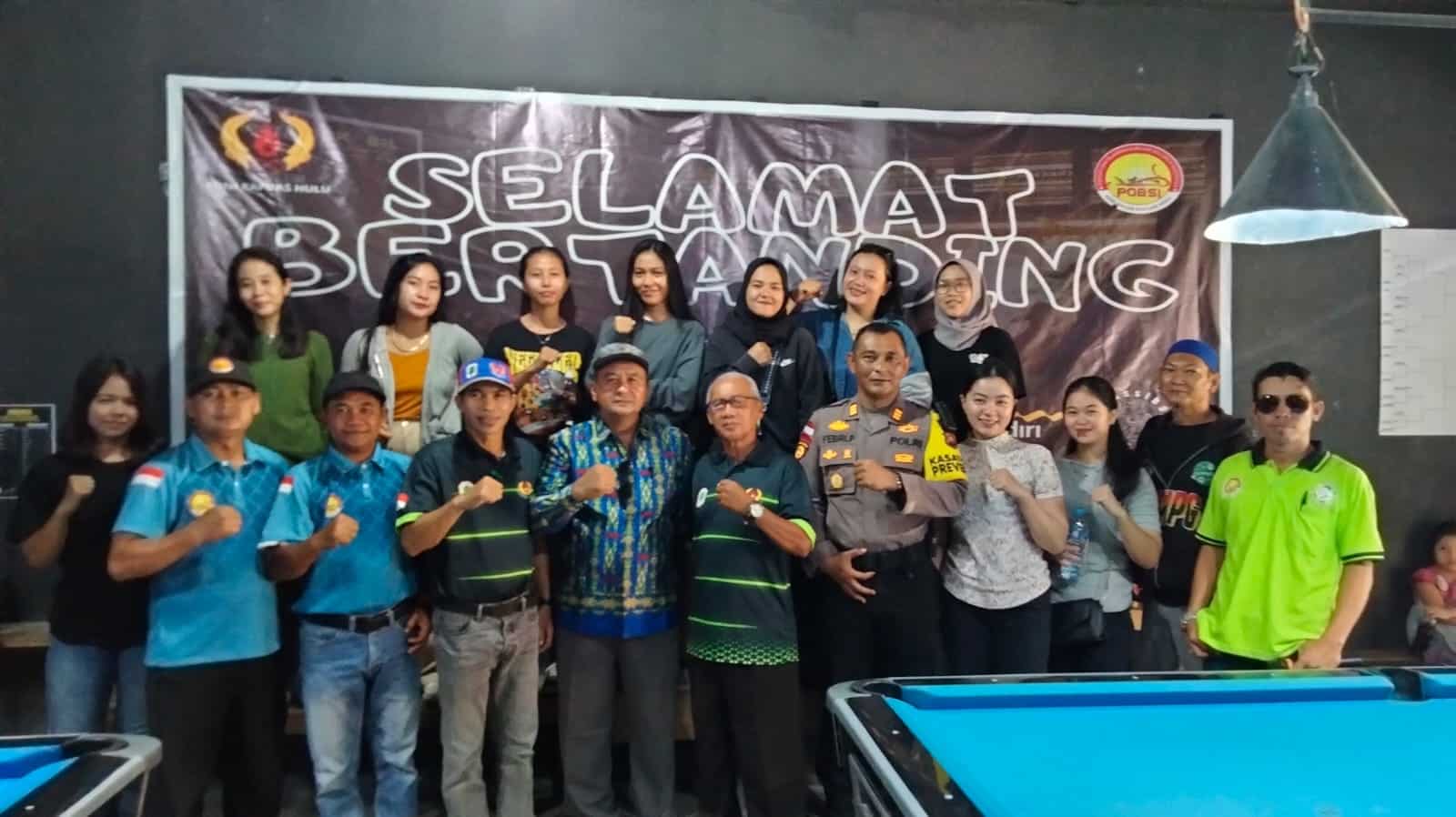 KONI dan POBSI Kapuas Hulu Apresiasi Open Turnamen Biliar Pemula Warkobil Sebagai Ajang Cetak Atlet Berprestasi