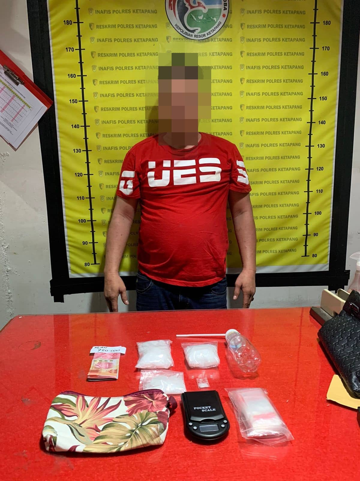 Dalam Sehari, Polres Ketapang Gagalkan Peredaran 412 Gram Sabu, Ringkus 6 Pelaku