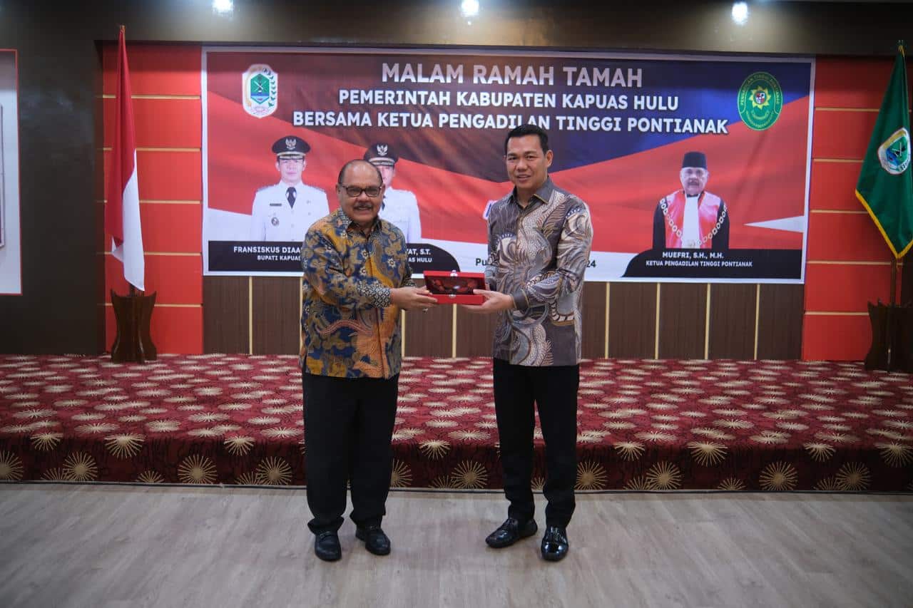 Bupati Fransiskus: Pemkab Kapuas Hulu dan Lembaga Peradilan Satu Kesatuan yang Tidak Bisa Dipisahkan