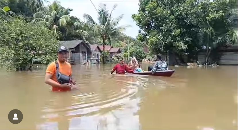 Curah Hujan Tinggi, 8 Kabupaten di Kalbar Terdampak Banjir