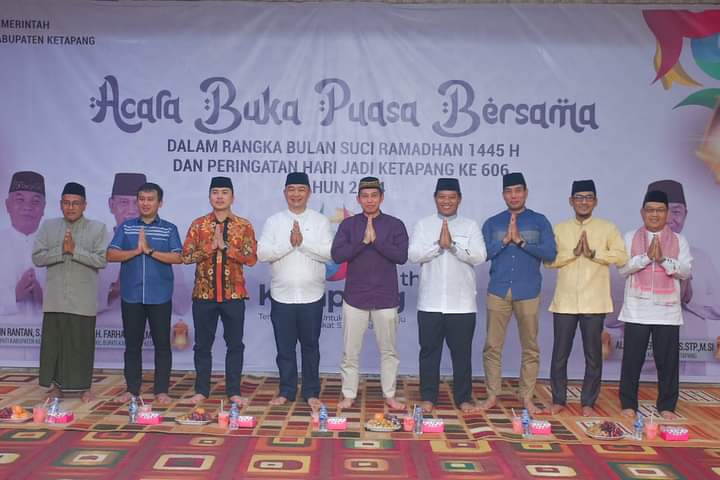 Wakili Bupati, Sekda Ketapang Hadiri Buka Puasa Bersama Dalam Rangka Hari Jadi Ketapang ke-606
