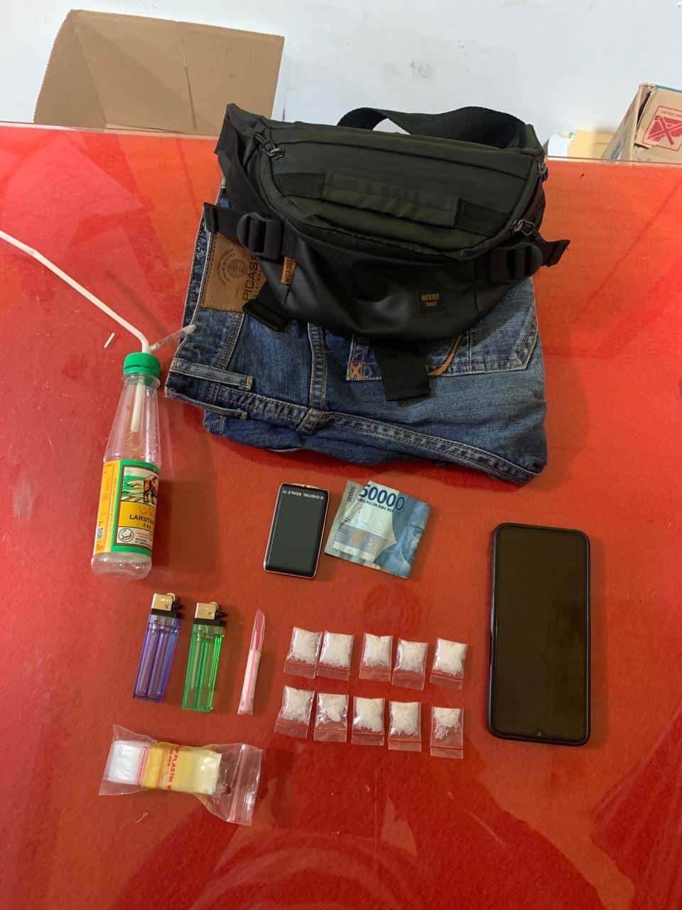 Bekuk 8 Pengedar, Polisi Amankan Setengah Kilogram Lebih Paket Sabu