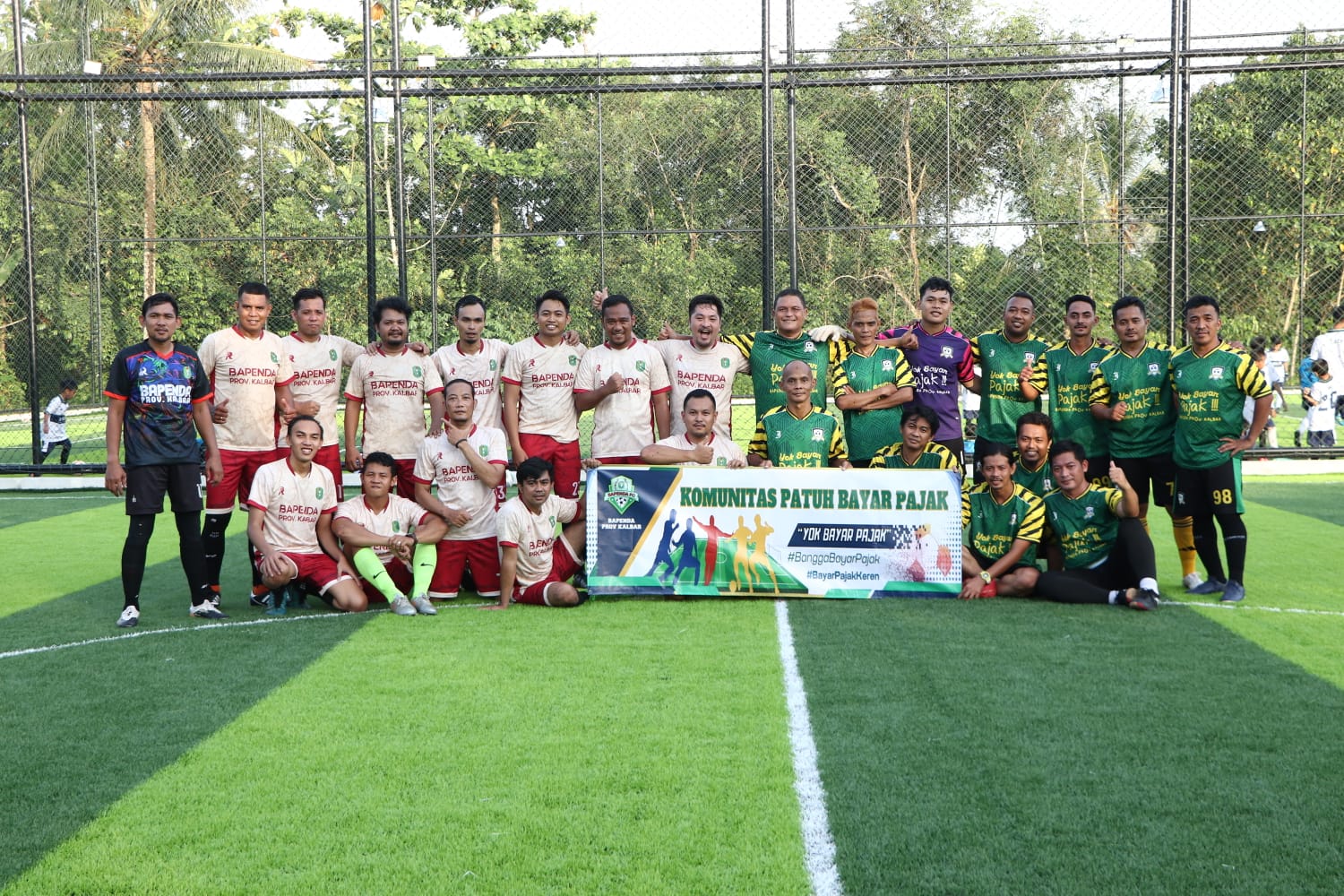 Lewat Mini Soccer, Bapenda Gandeng Journalist FC Sampaikan Pesan ke Wajib Pajak