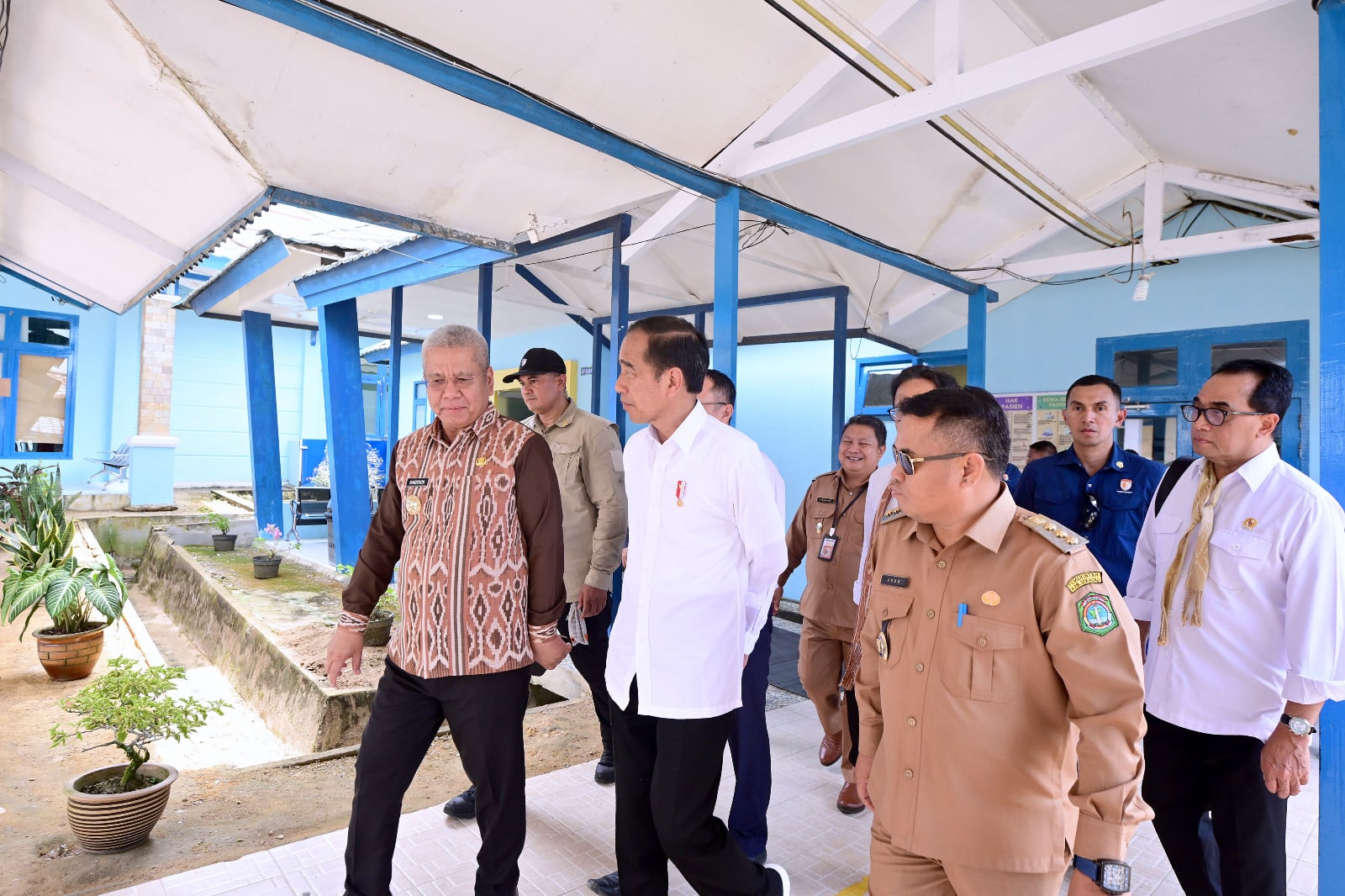 Presiden Jokowi Tinjau Pelayanan RSUD Sekadau dan Dengar Langsung Aspirasi Warga