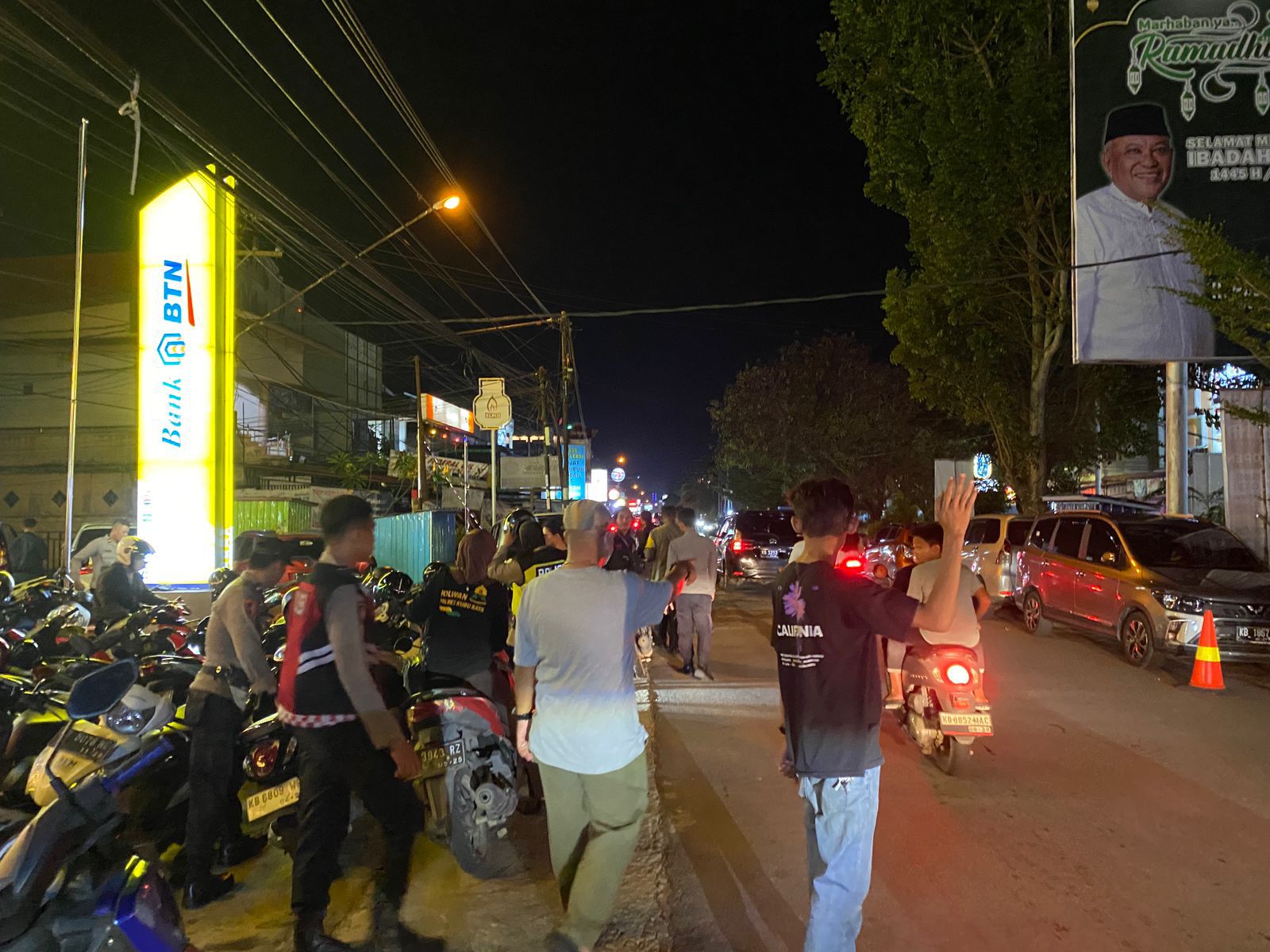 Antisipasi Balap Liar, Polres Kubu Raya Amankan 10 Kendaraan Knalpot Brong dan 12 Remaja