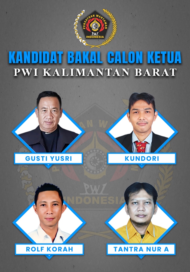 Empat Kandidat Bakal Calon Ketua PWI Kalbar Siap Bertarung, Siapa Saja?