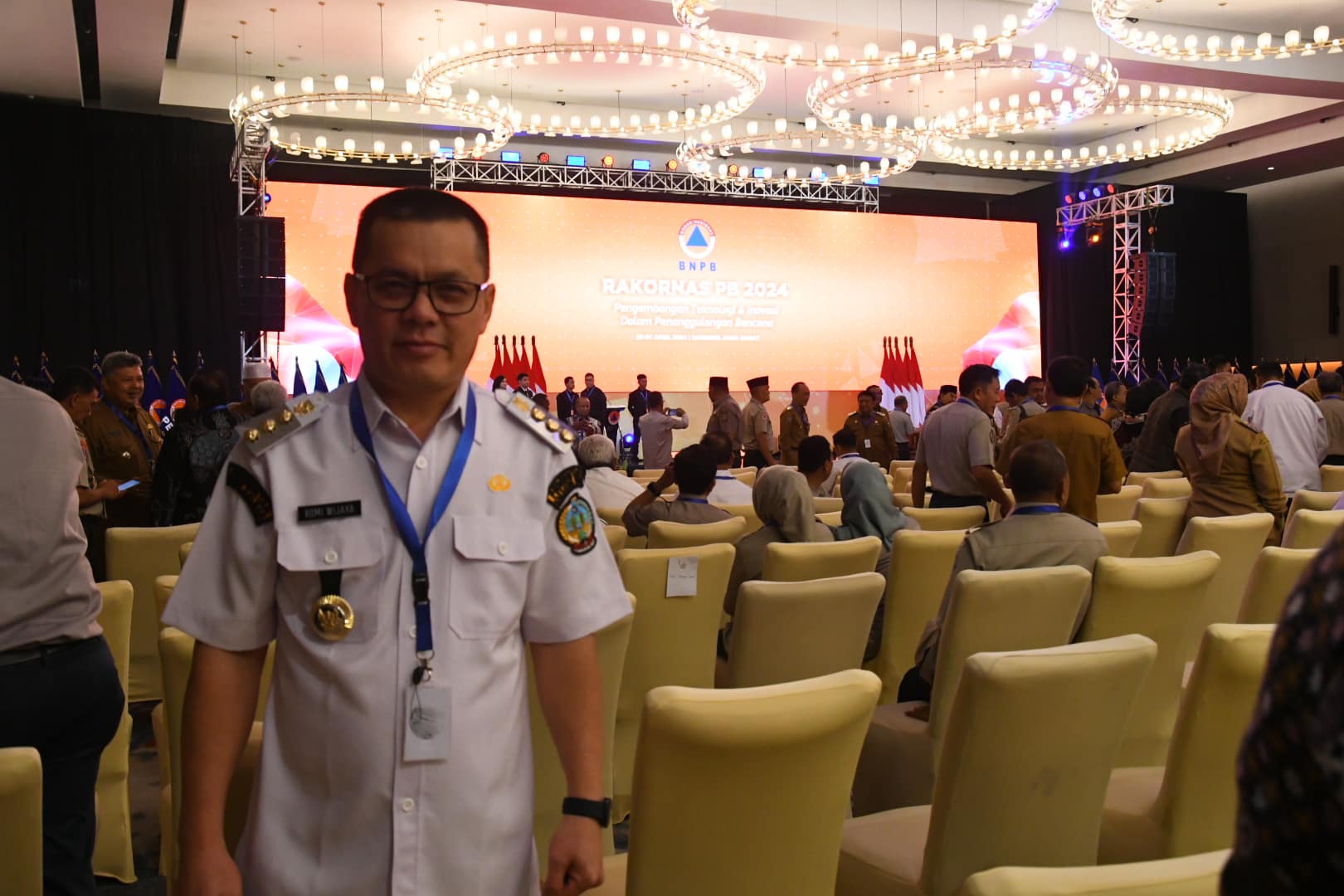 Rakornas Penanggulangan Bencana 2024, Pj Bupati Romi Sebut Pentingnya Penerapan Teknologi dan Inovasi