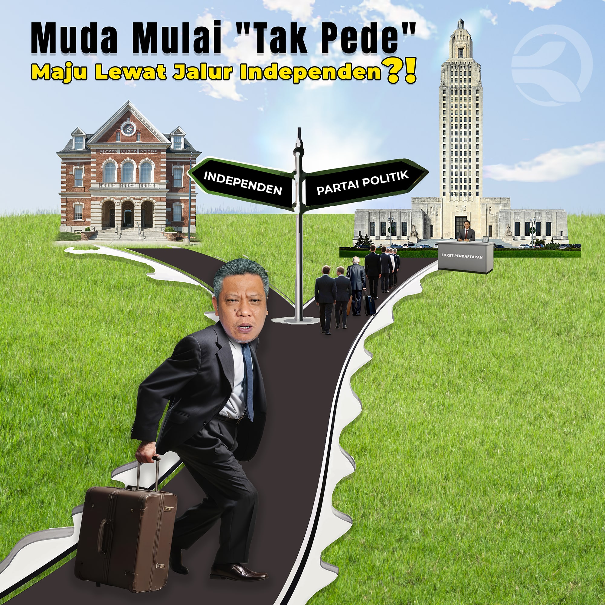 Ikut-ikutan Daftar ke Partai, Muda Dinilai “Tak Pede” Maju Lewat Jalur Independen, Pengamat: Ukur Baju Dulu