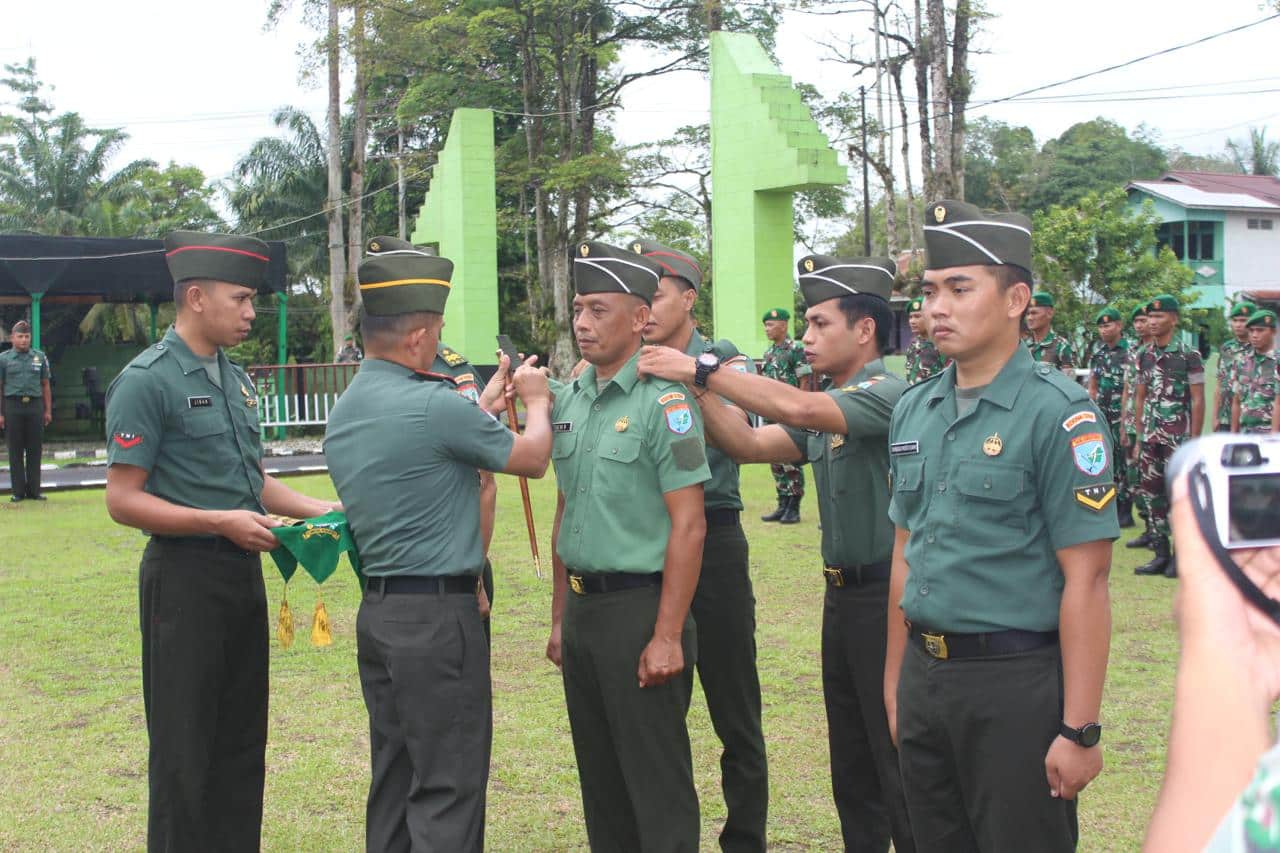 Dandim 1206/Putussibau Pimpin Korp Raport Kenaikan Pangkat Personel Periode 1 April 2024