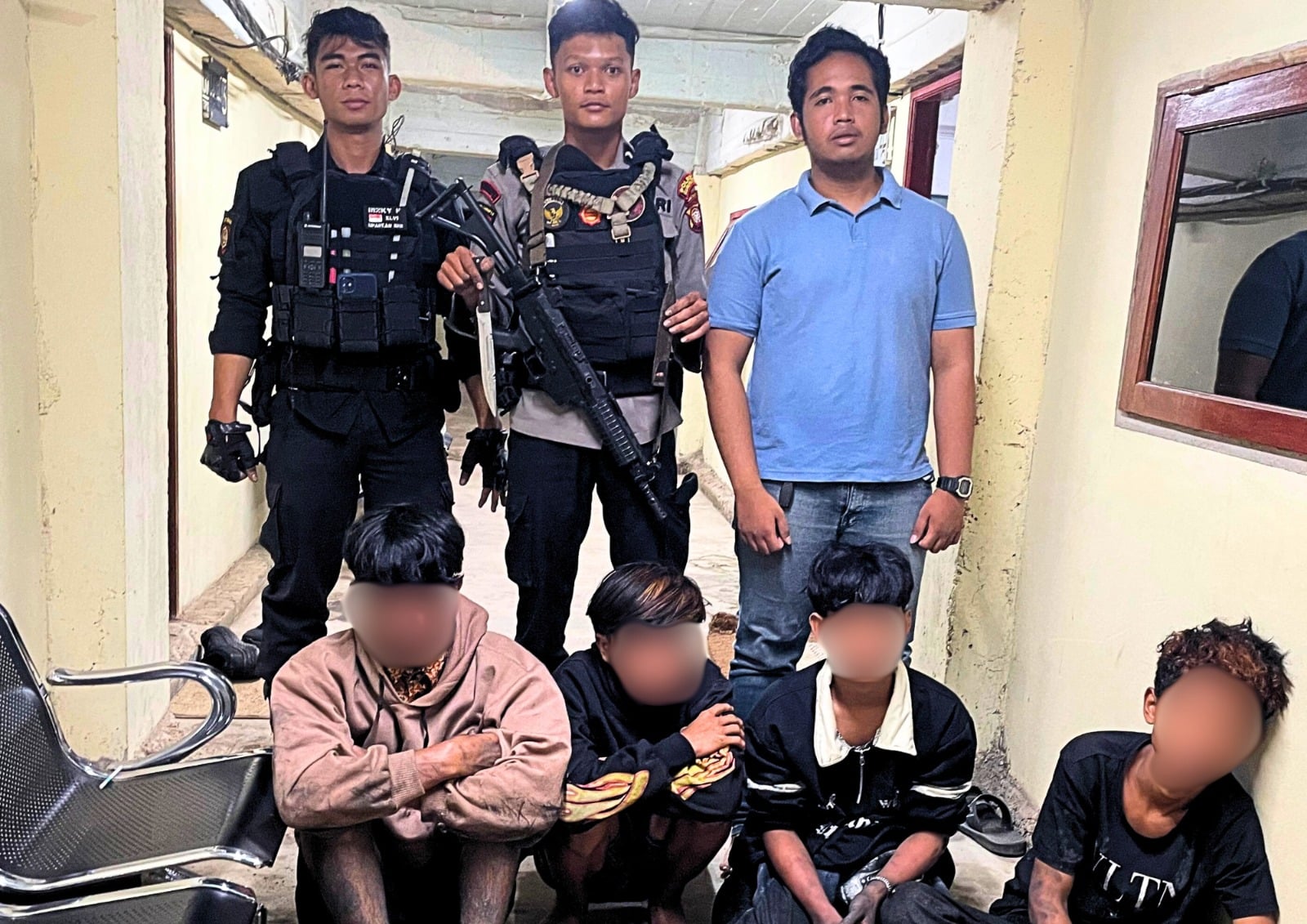 Polres Kubu Raya Gagalkan Aksi Tawuran Sekelompok Pemuda, Dua Bilah Sajam Turut Diamankan