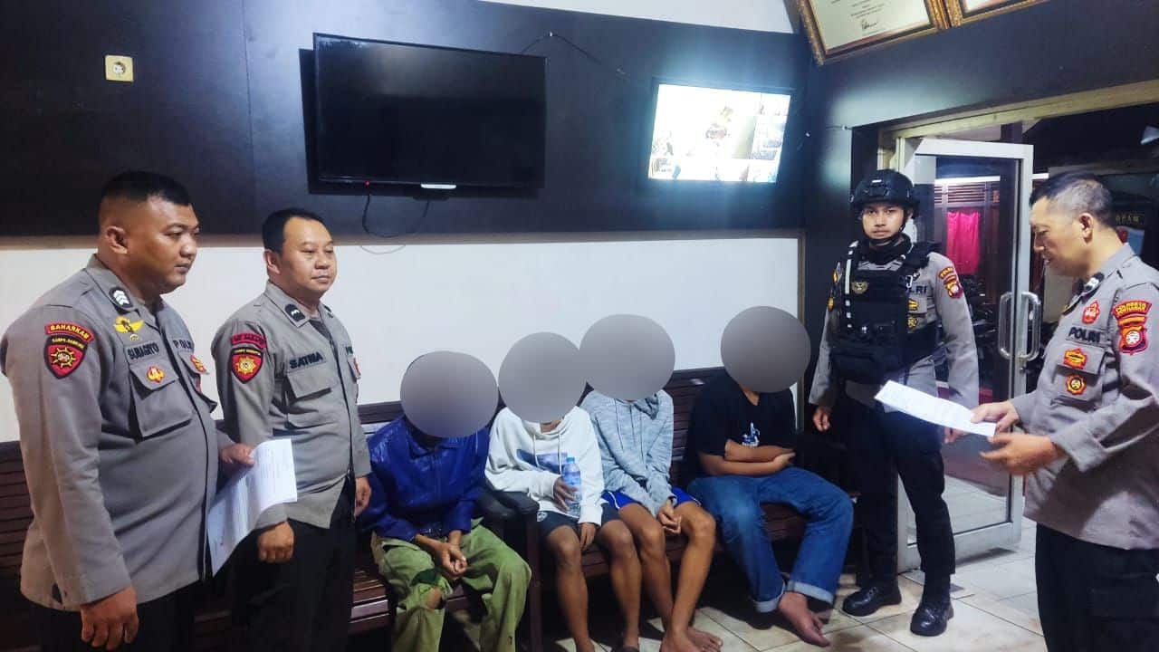 Hendak Tawuran, Empat Remaja di Pontianak Diamankan Polisi
