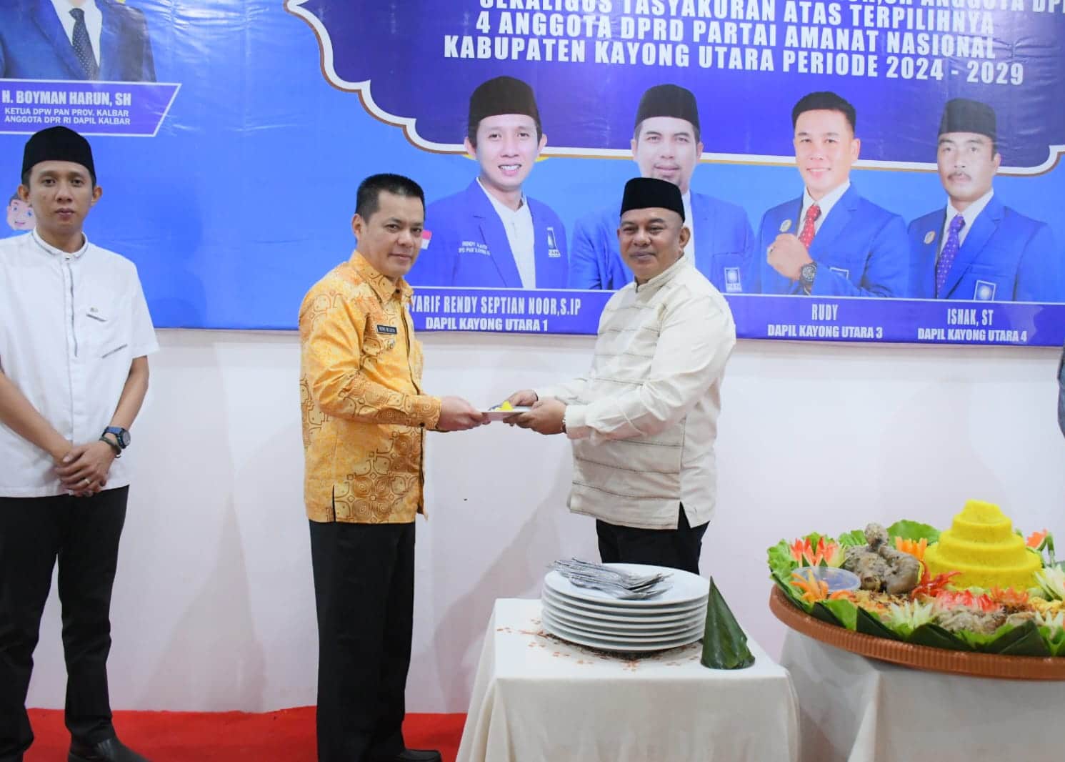 Pj Bupati Kayong Utara Hadiri Halal Bihalal dan Reses Anggota DPR RI Boyman Harun