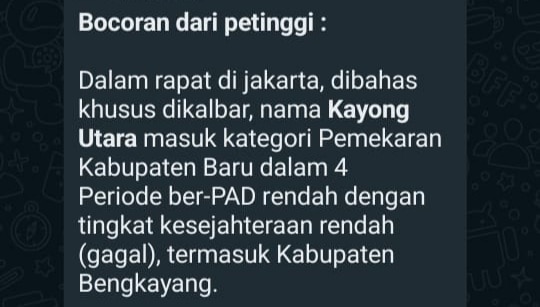 Geger, Beredar Informasi Kalau Kayong Utara Akan Kembali ke “Induknya”, Penggiat Sosial Budaya Angkat Bicara