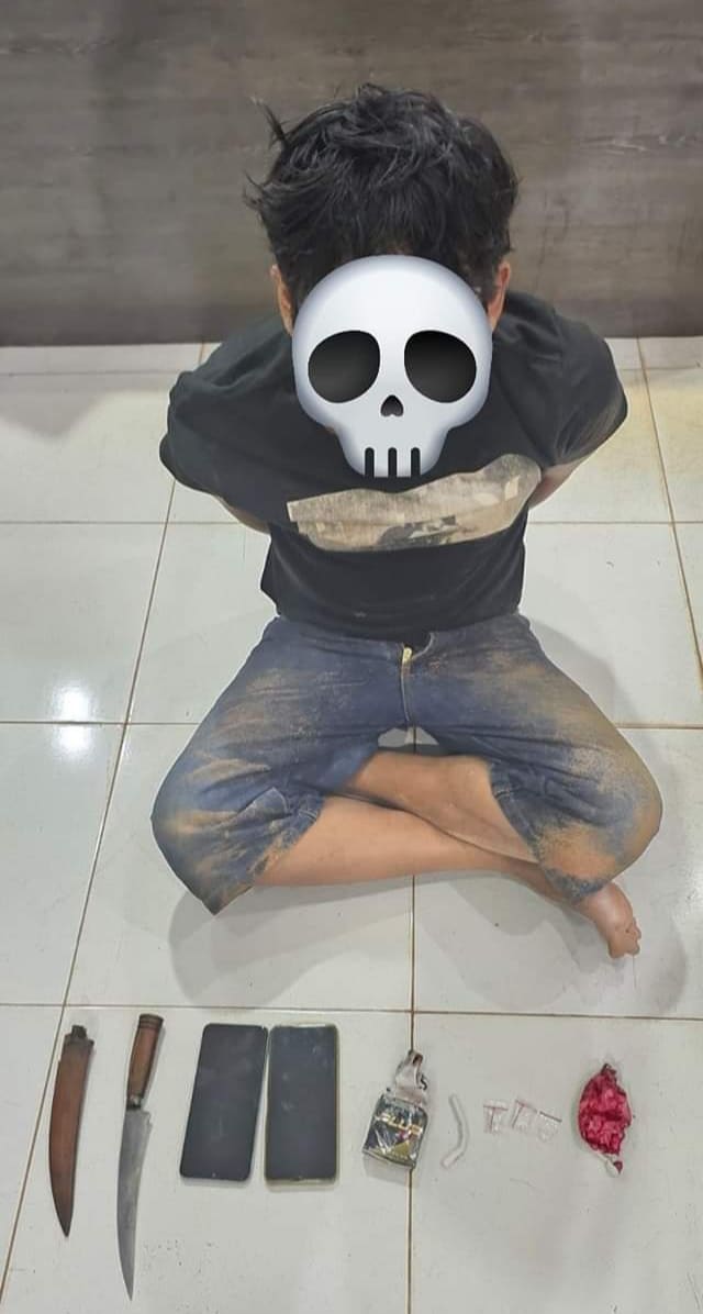 Simpan Sabu, Polsek Kendawangan Amankan Warga Pontianak Timur