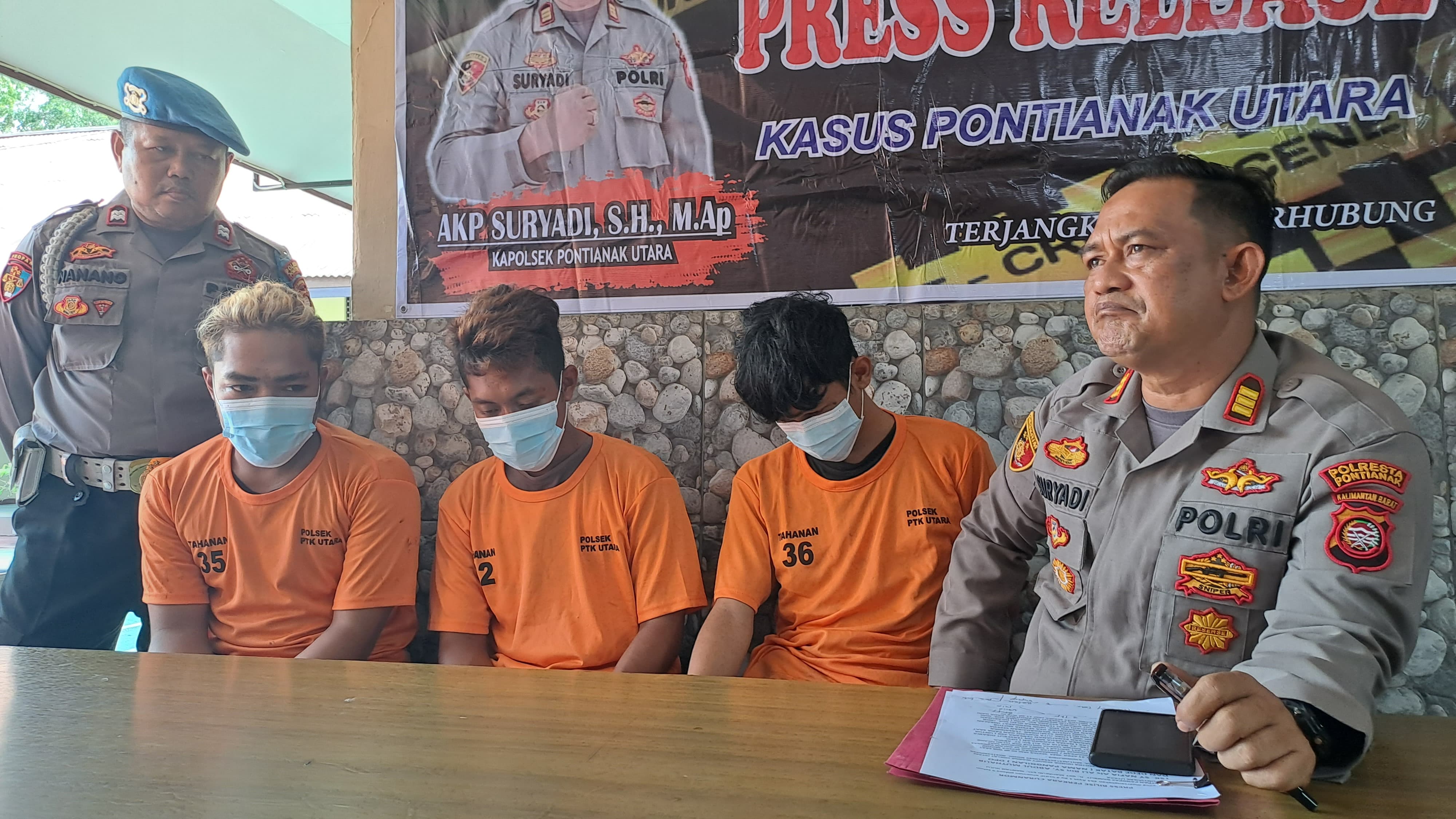 Pelaku Curanmor Depan Pangkas Rambut Pontianak Utara Ditangkap Polisi
