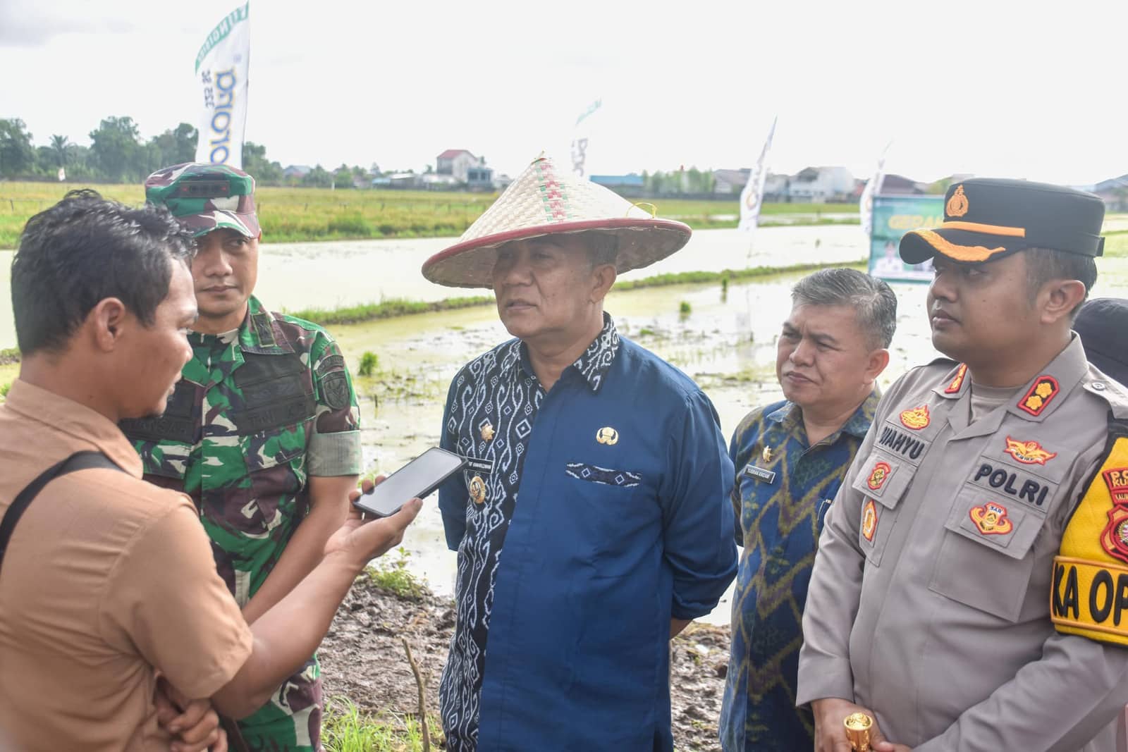 Wujudkan Kedaulatan Pangan, Pemkab Kubu Raya Percepat Gerakan Tanam Padi