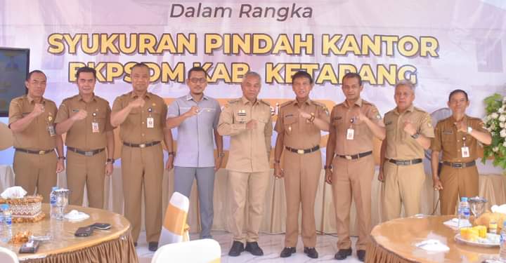 Kompak, Bupati Dan Wakil Bupati Hadiri Syukuran Pindah Kantor BKPSDM Ketapang