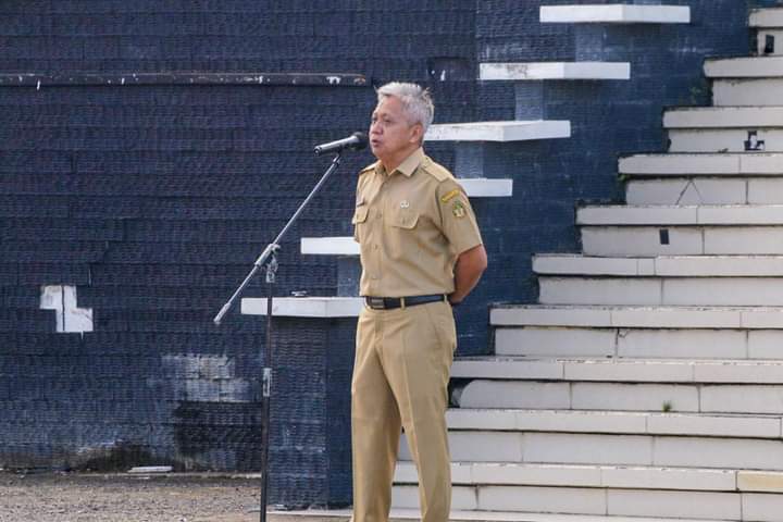 Pimpin Apel Senin Pagi, Syamsul Islami Sampaikan Beberapa Arahan