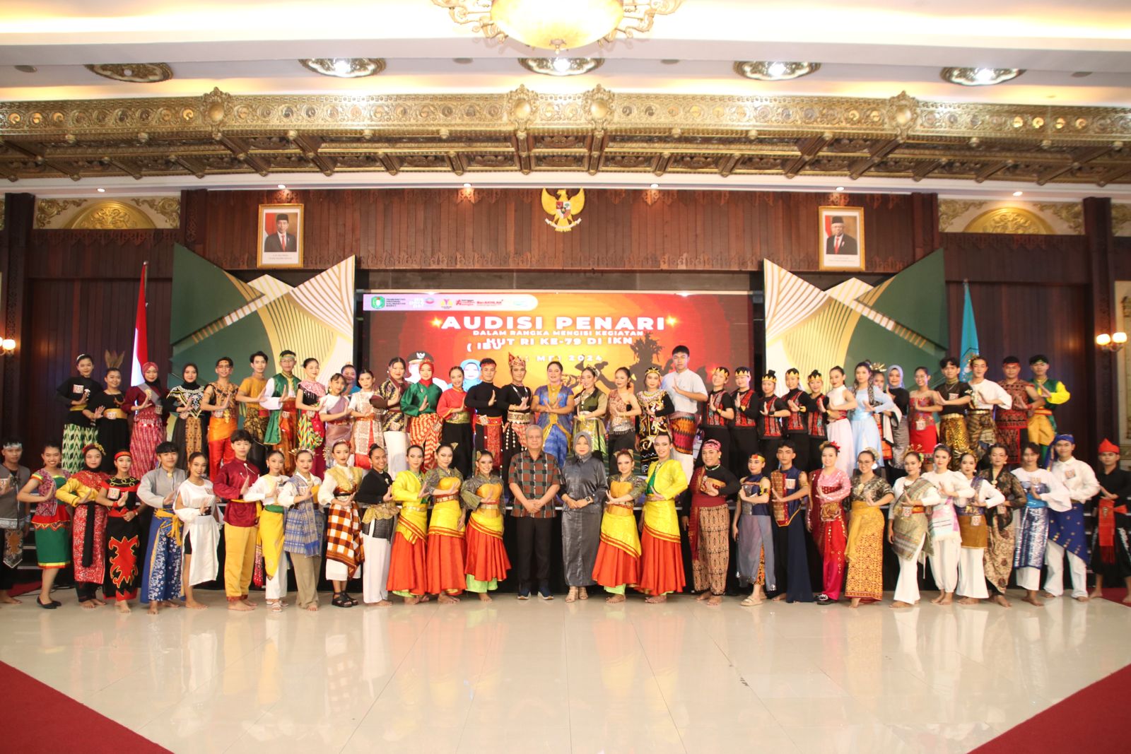 Tim Penari Hasil Audisi Pemprov Kalbar Siap Meriahkan Rangkaian HUT 79 RI di IKN