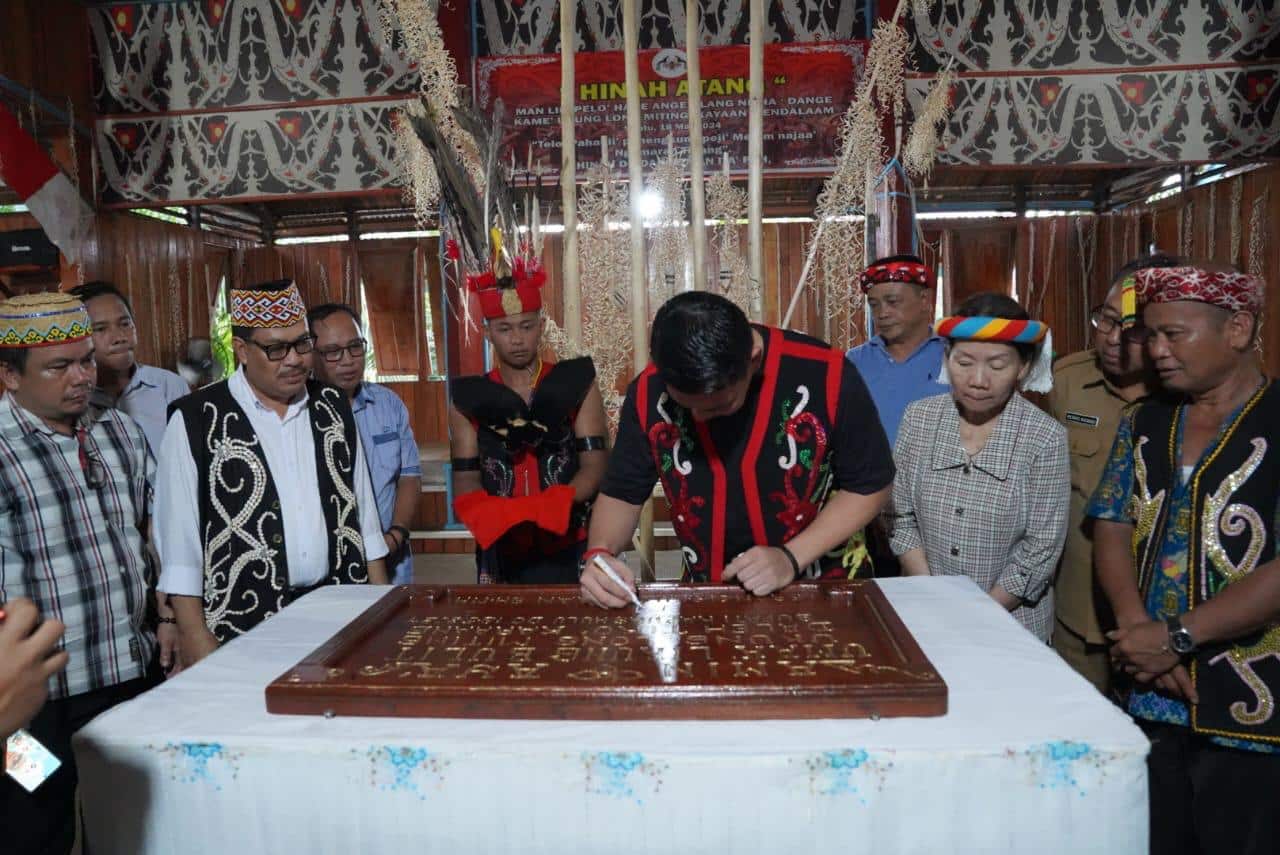 Masyarakat Dayak Kayaan Sampaikan Terima Kasih ke Bupati Sis