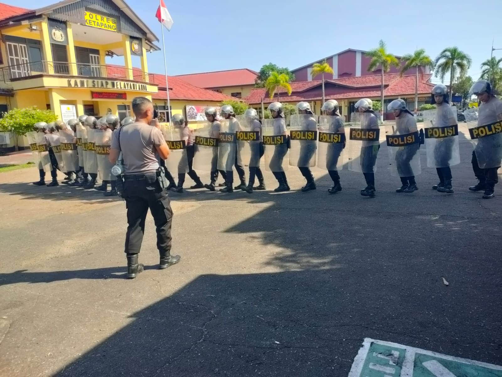Kesiapan Hadapi Pilkada 2024, Satuan Samapta Polres Ketapang Laksanakan Latihan Dalmas
