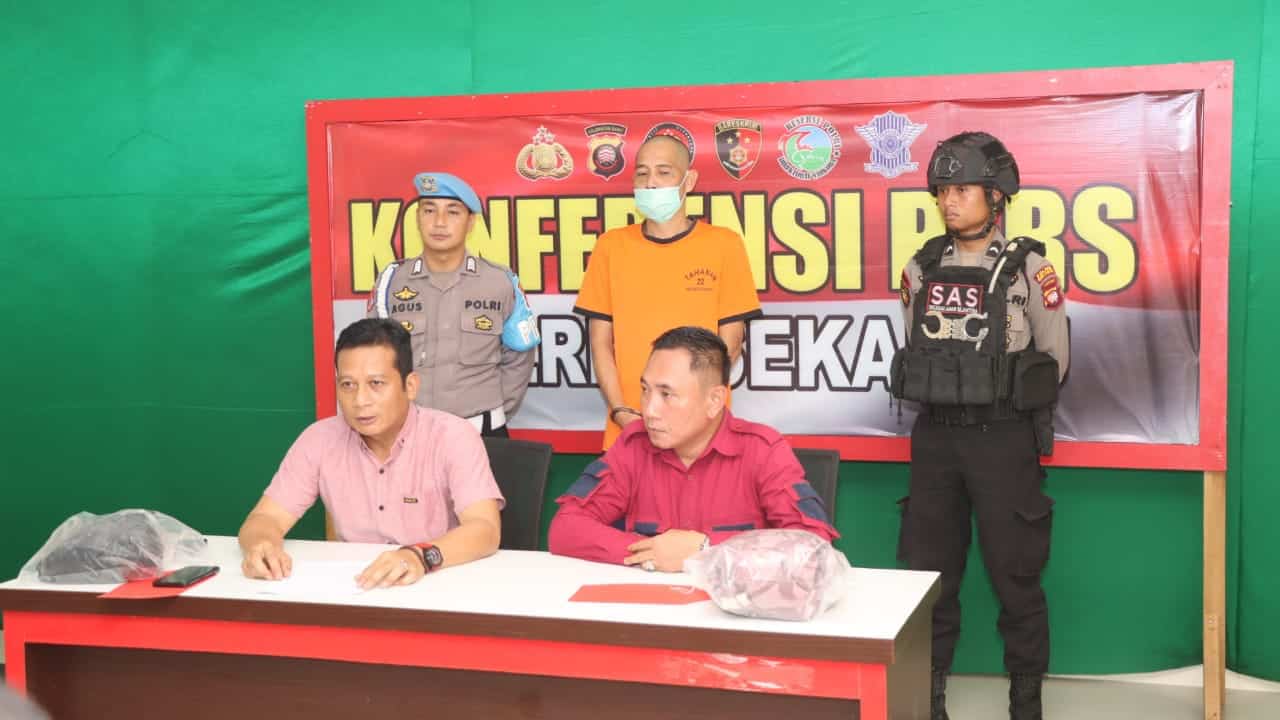Polres Sekadau Gelar Konferensi Pers Tindak Pidana KDRT Berujung Kematian Ibu Kandung