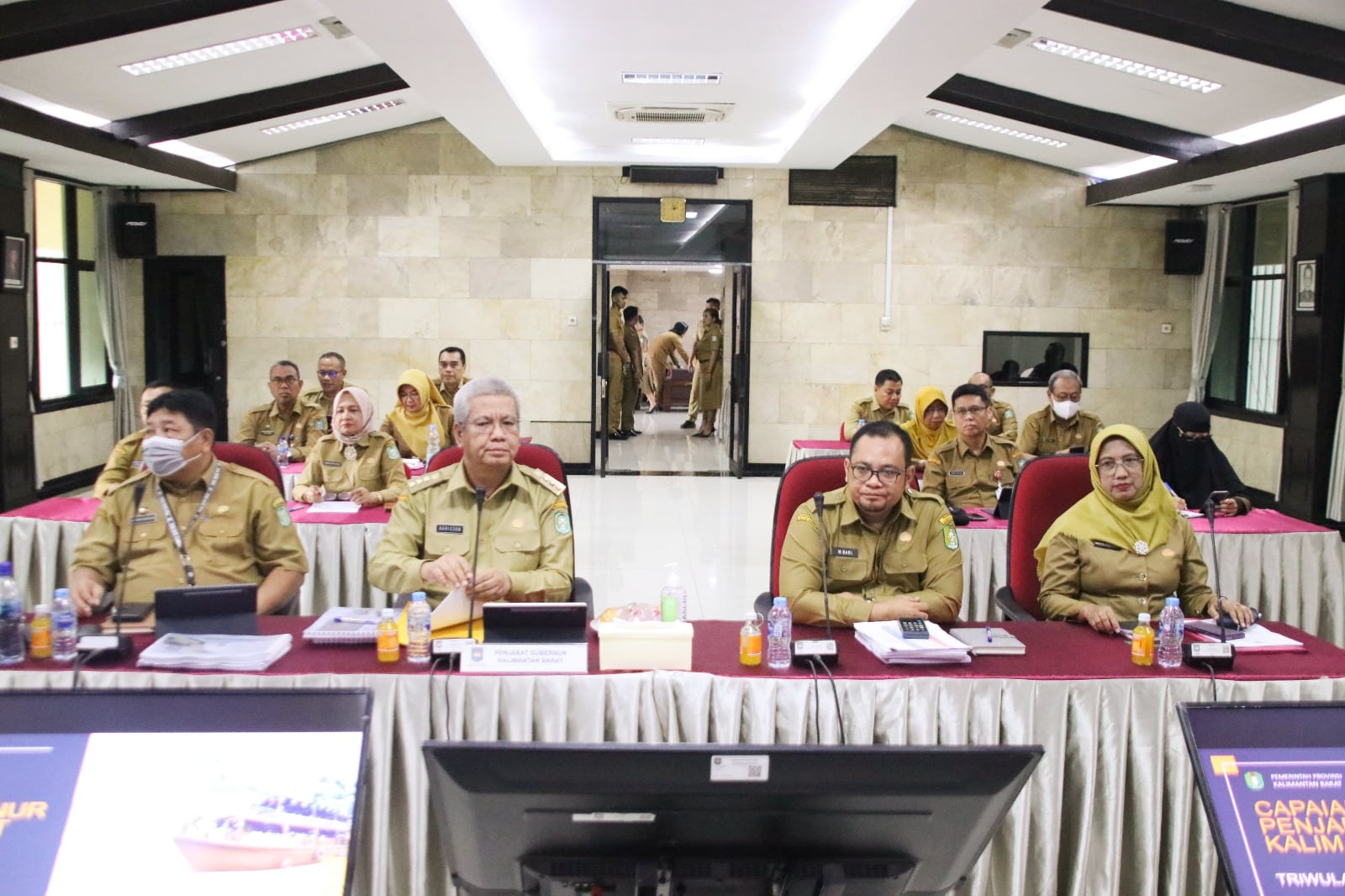 Pj Gubernur Harisson Paparkan Kinerja Tahap III kepada Itjen Kemendagri