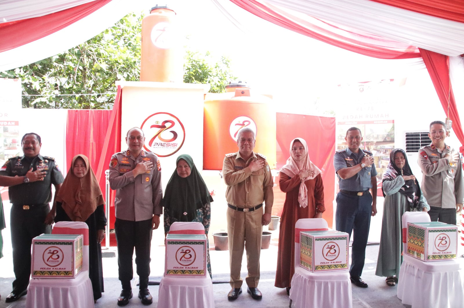 Pj Gubernur Harisson Apresiasi Baksos dan Bansos Polda Kalbar Peringati HUT Bhayangkara 2024