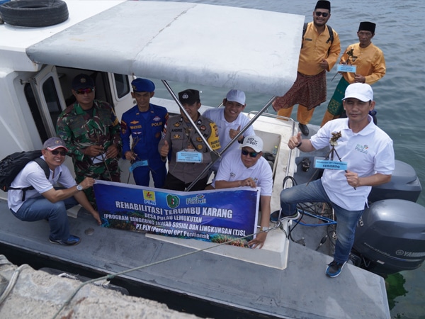 Jaga Kelestarian Biota Laut, PLN Rehabilitasi Terumbu Karang Pulau Lemukutan