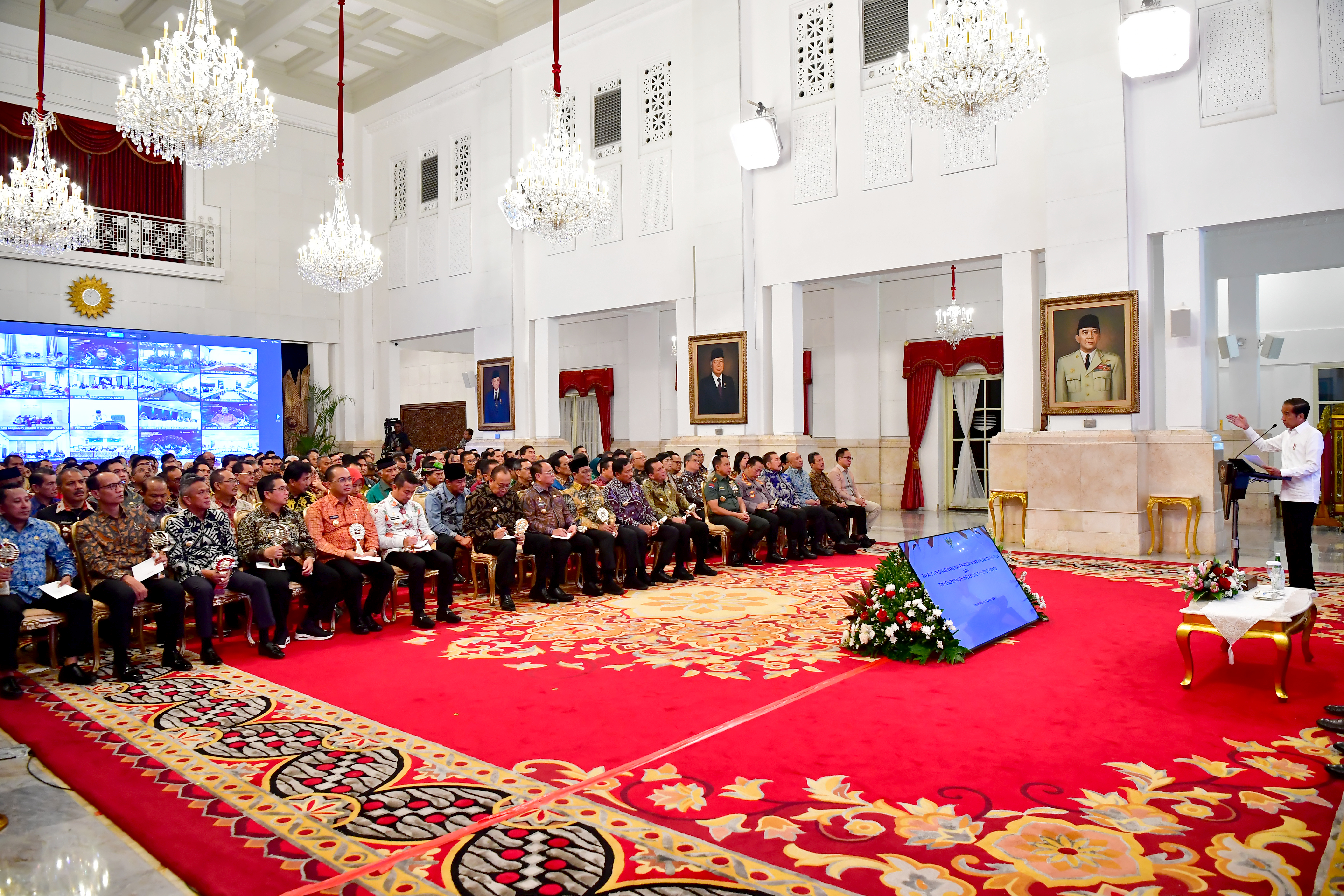 Pj Gubernur Harisson Hadiri Rakornas Pengendalian Inflasi 2024 bersama Presiden Joko Widodo