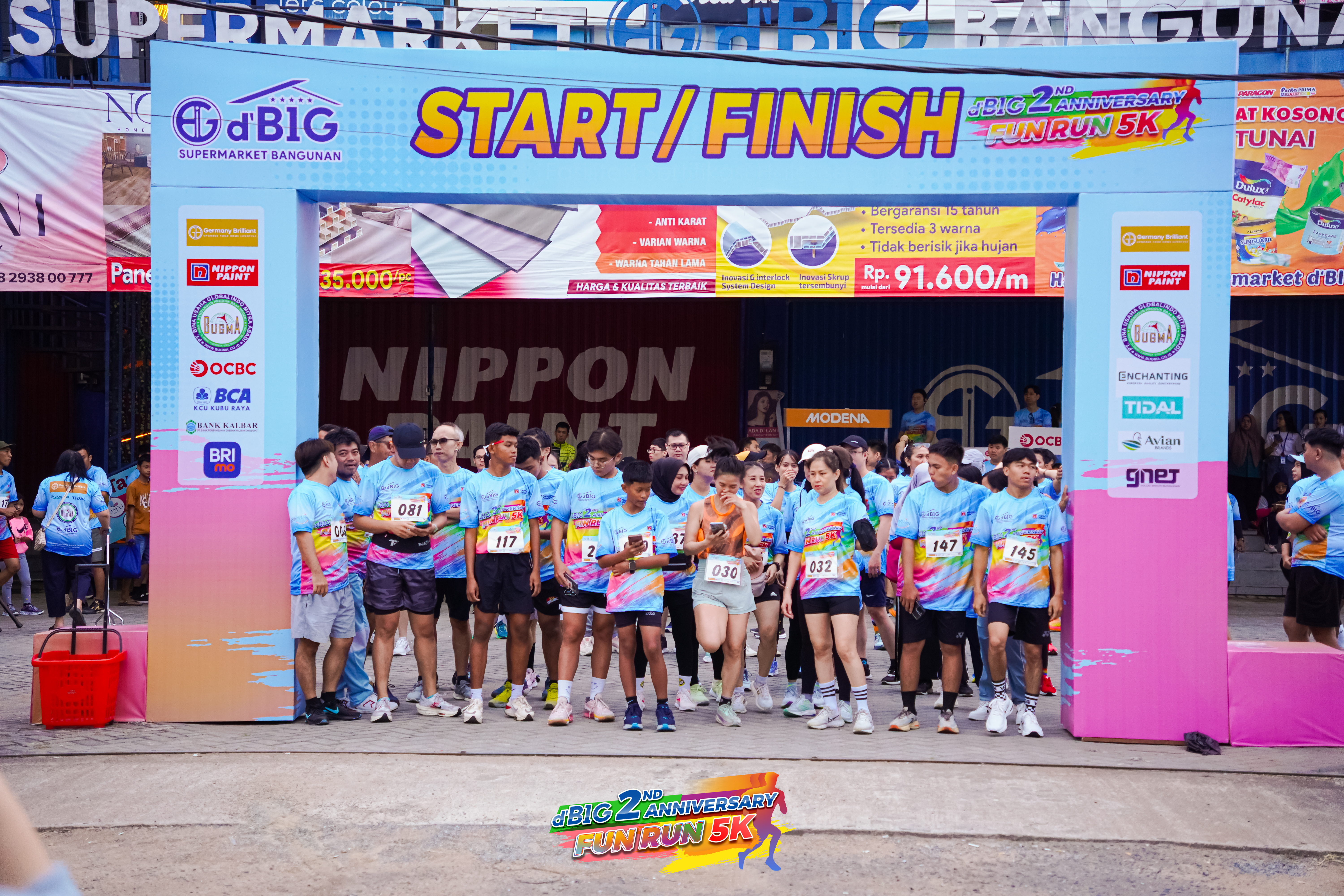Rayakan Anniversary ke-2, d’BIG Ajak Warga Pontianak Hidup Sehat Lewat Fun Run 5K