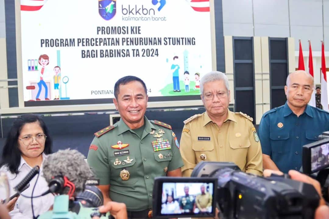 Pj Gubernur Harisson Sampaikan Apresiasi Peran TNI Turut Serta Tekan Angka Stunting