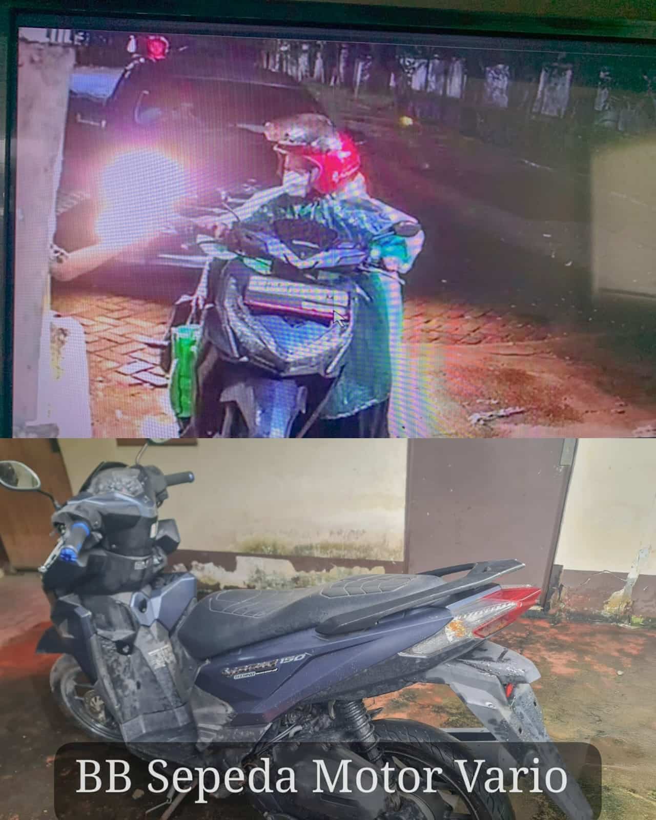 Polisi Tangkap Pelaku Curanmor di Parkiran RSUD Sultan Syarif Abdurrahman Pontianak