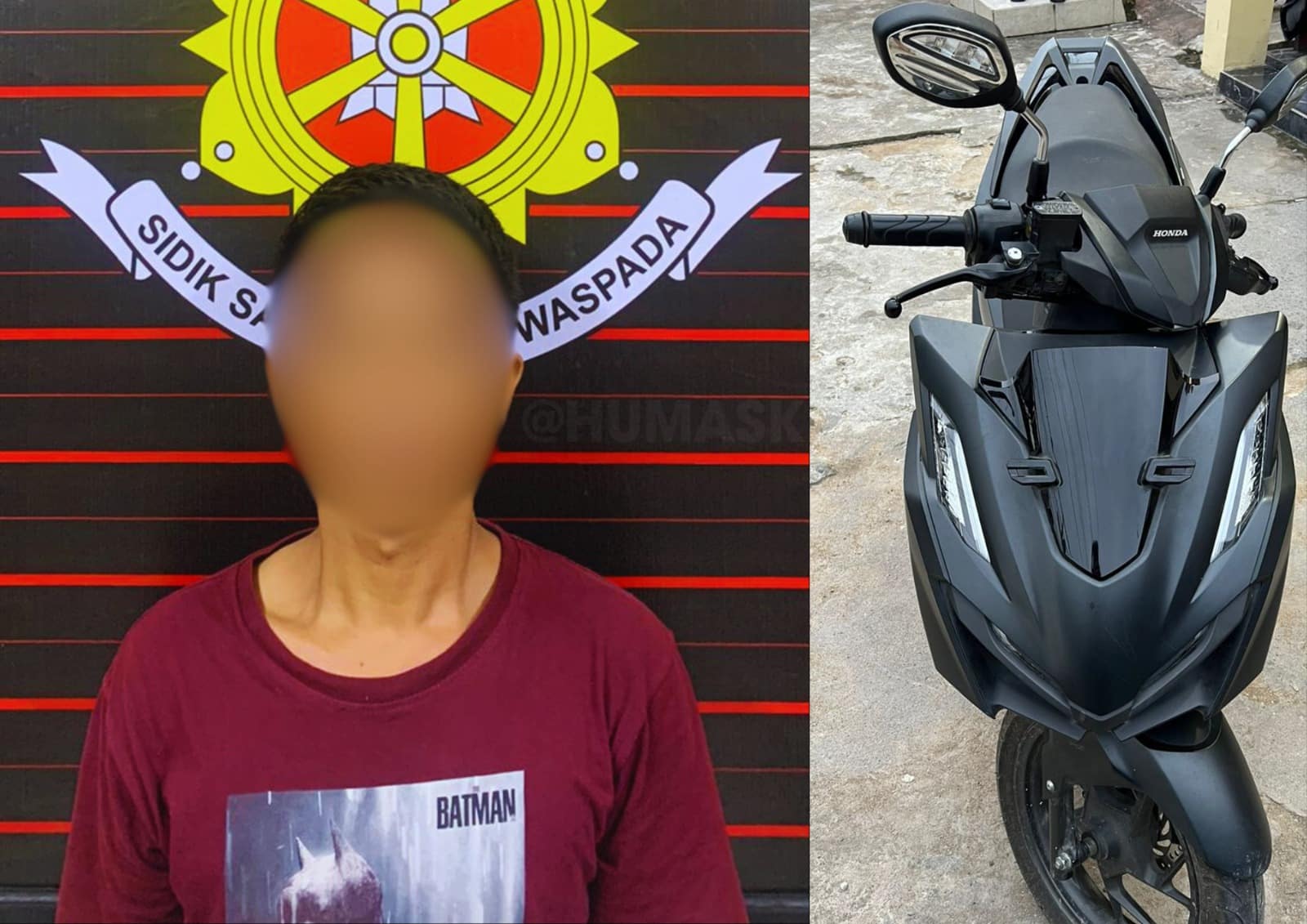 Ketagihan Sabu, Residivis di Kubu Raya Nekat Curi Motor Lagi