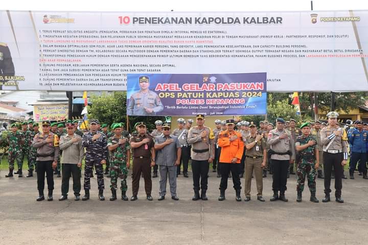 Polres Ketapang Gelar Operasi Patuh Kapuas 2024 Selama 14 Hari, Ini Sasarannya