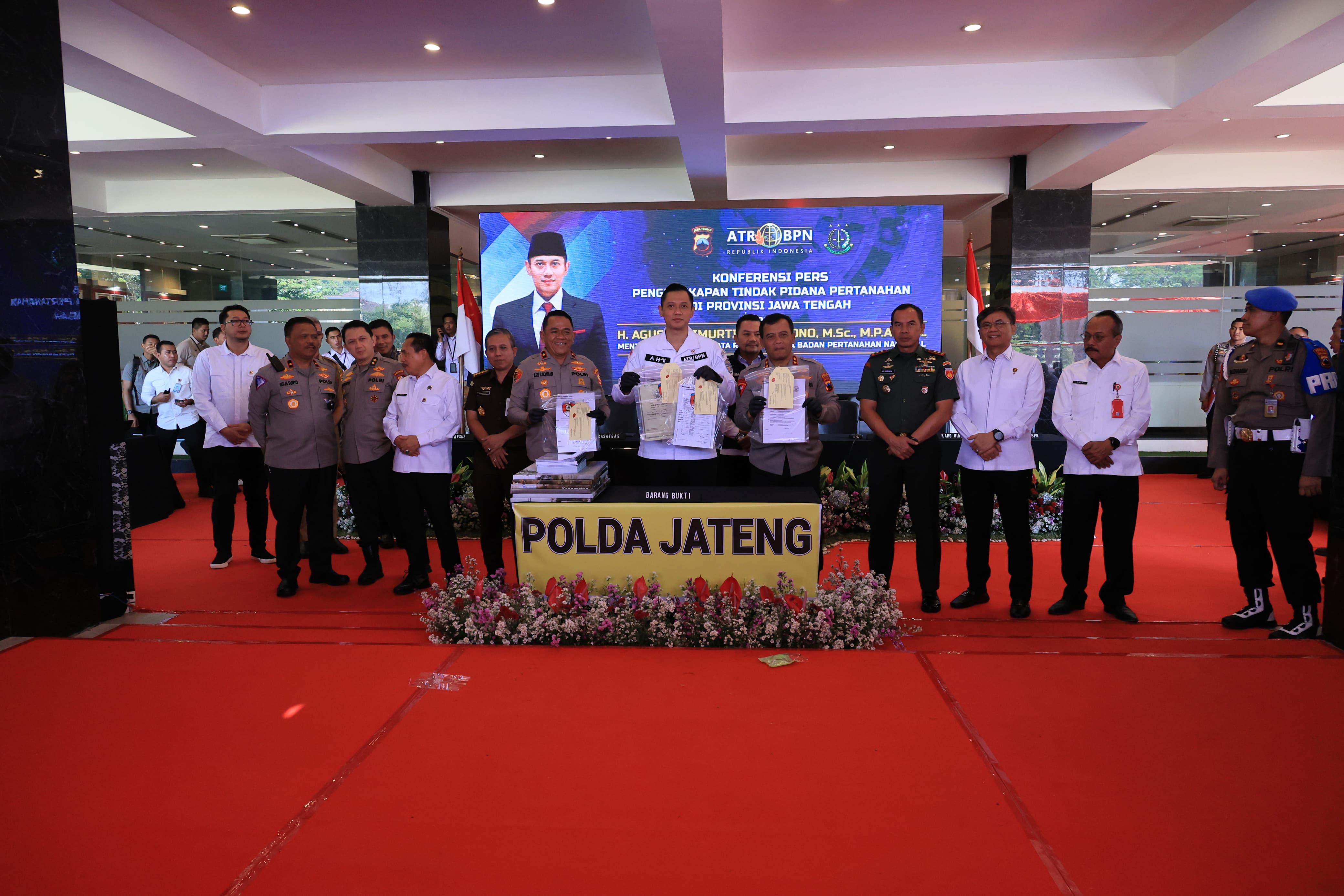 Menteri AHY Gebuk Mafia Tanah di Grobogan dan Semarang, Selamatkan Potensi Kerugian Rp 3,41 Triliun