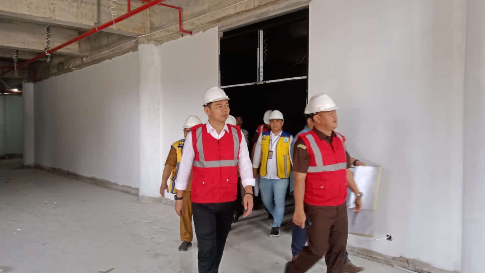 Bupati dan Kajari Kapuas Hulu Tinjau Progres Pembangunan Gedung Pelayanan Satu Atap