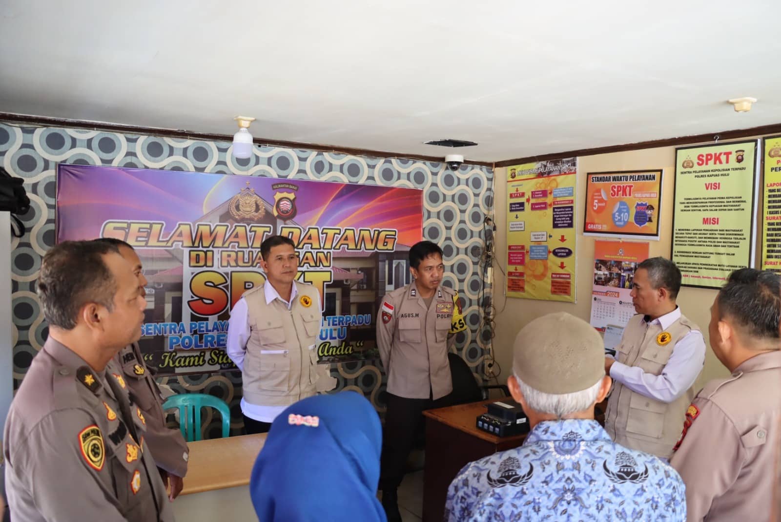 Satgas Saber Pungli Polda Kalbar Tiba di Polres Kapuas Hulu