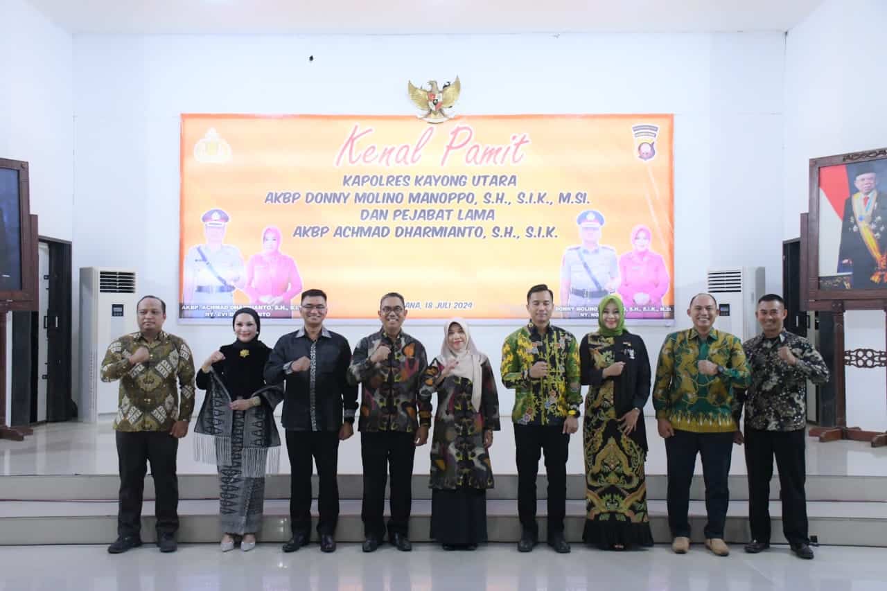 Pj Bupati Alfian Hadiri Kenal Pamit Kapolres Kayong Utara