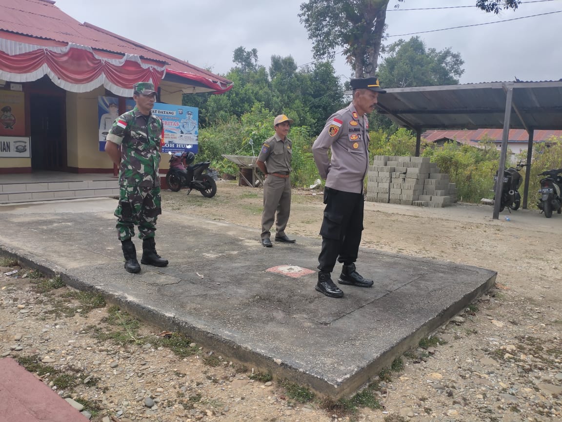 Antisipasi Karhutla, Polsek Embaloh Hulu Gelar Apel Gabungan