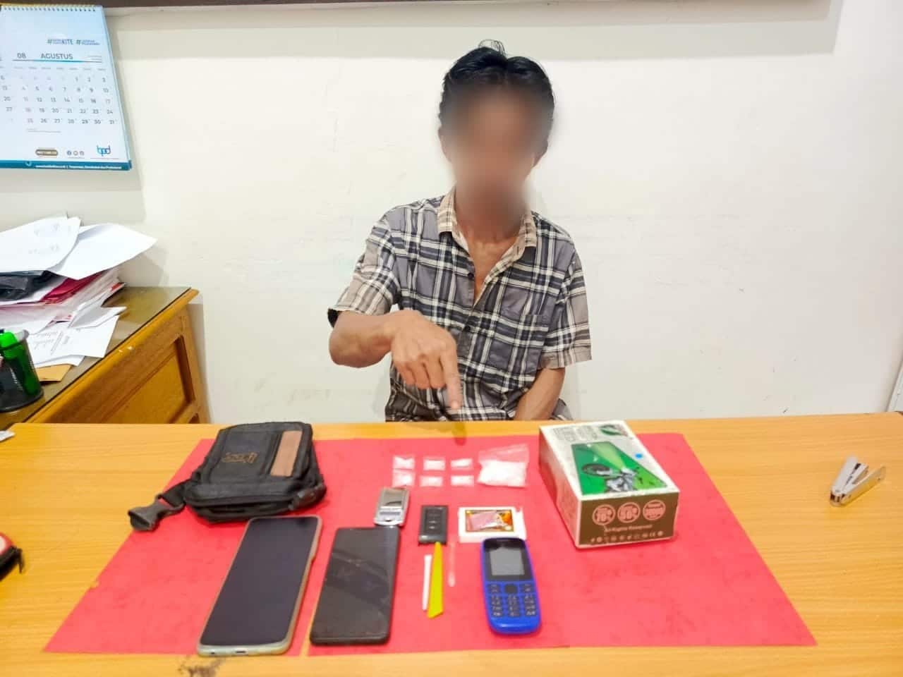 Polres Sekadau Tangkap Pengedar Narkoba di Belitang, Sita 17,95 Gram Sabu