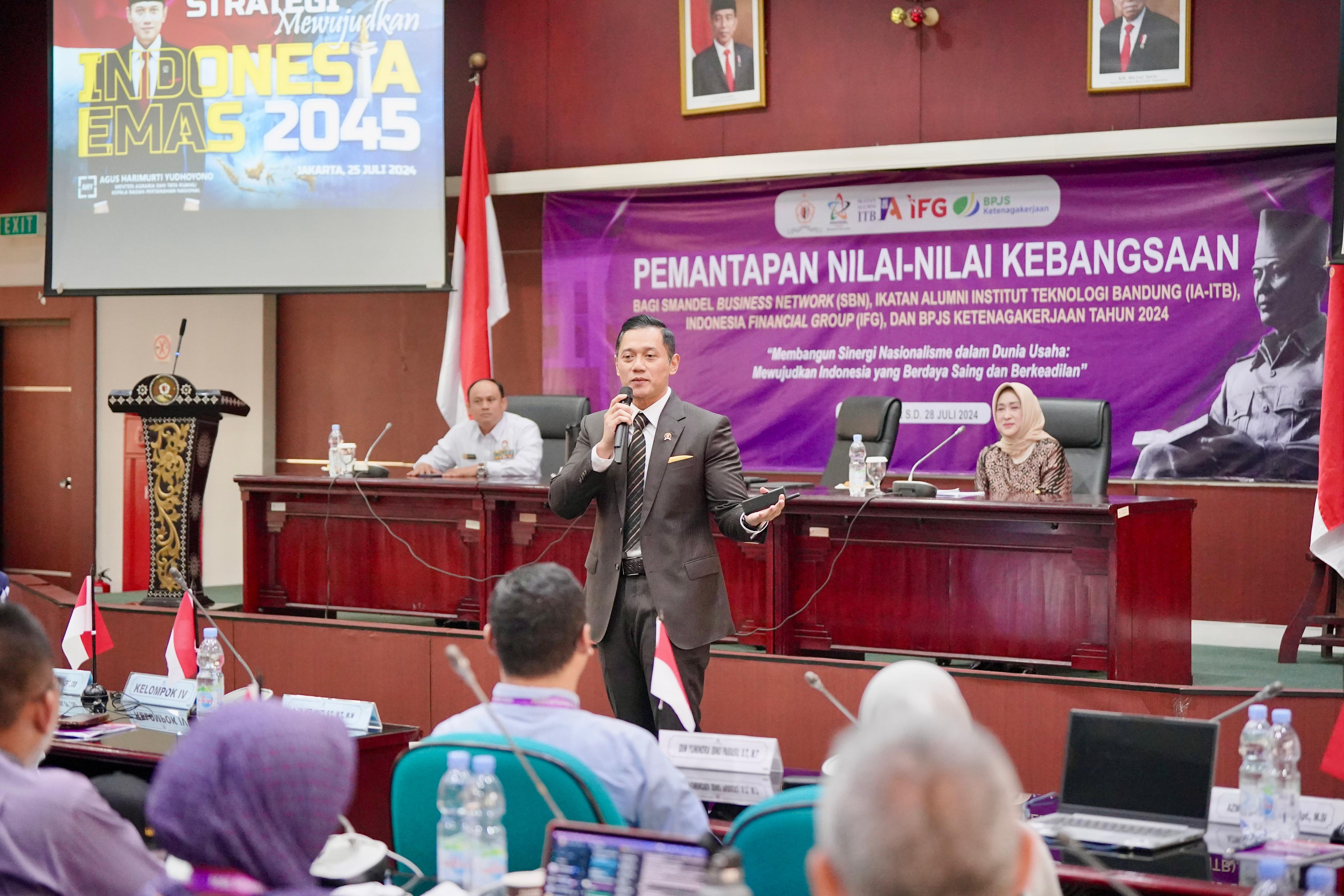 Jadi Pembicara di Lemhannas, Menteri AHY: Butuh Kepemimpinan Transformasional untuk Wujudkan Indonesia Emas 2045