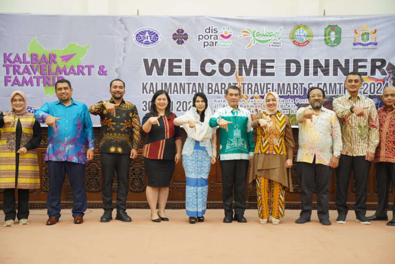 Pj Wali Kota Pontianak Sambut Peserta Kalbar Travelmart & Famtrip