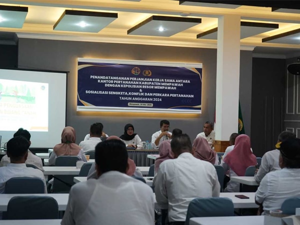 Kantah Mempawah Gelar Sosialisasi Pencegahan Sengketa dan Konflik Pertanahan