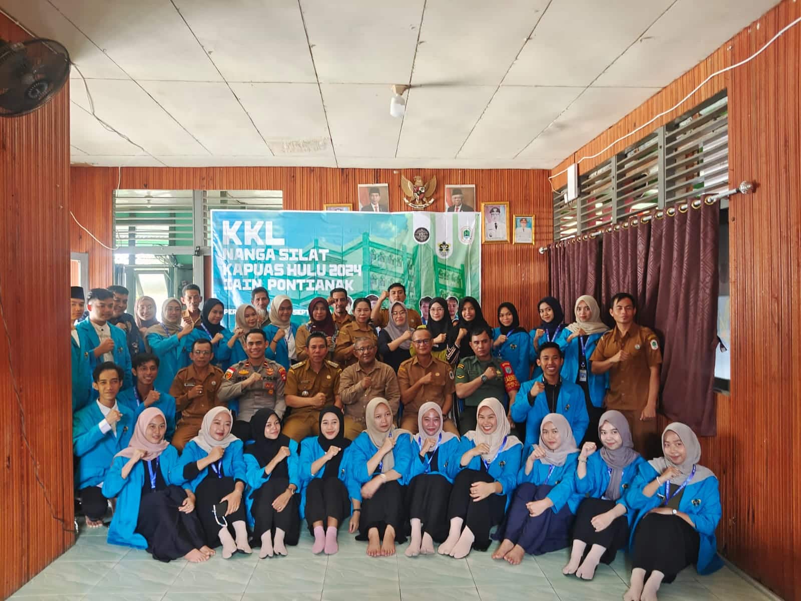 Polsek Silat Hilir Siap Dukung Kelancaran KKL Mahasiswa IAIN Pontianak 2024