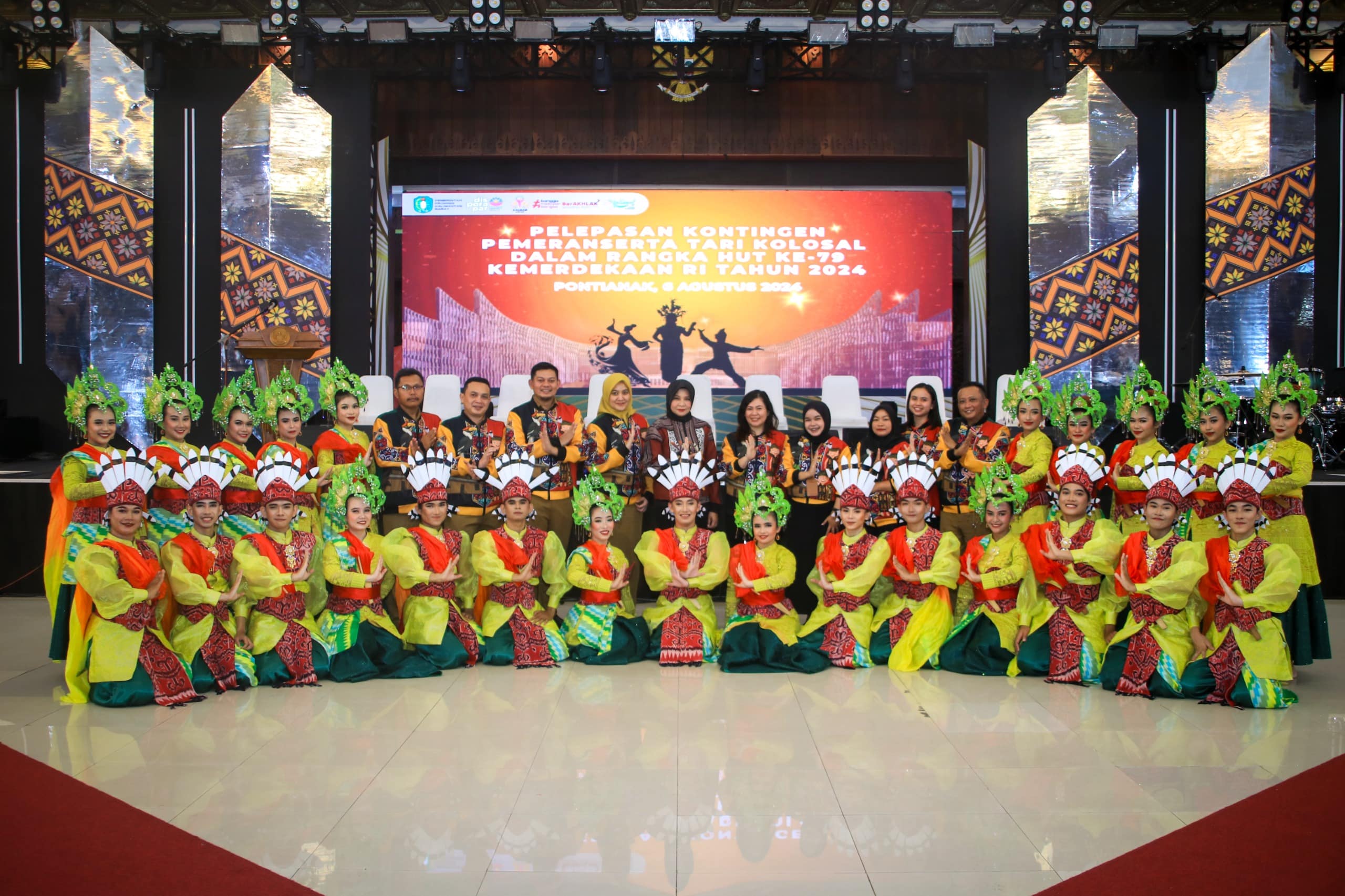 Penari Kolosal Kalbar Siap Pukau Istana Negara di Hari Kemerdekaan RI ke-79