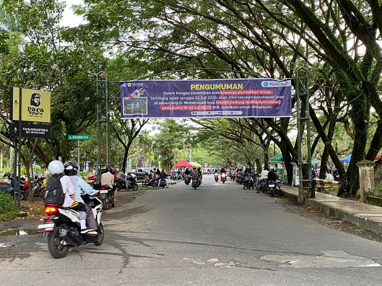 Gara-gara Aturan Setengah Hati Kawasan Untan, Mahasiswa Gerah, PKL Pun Ogah Pindah