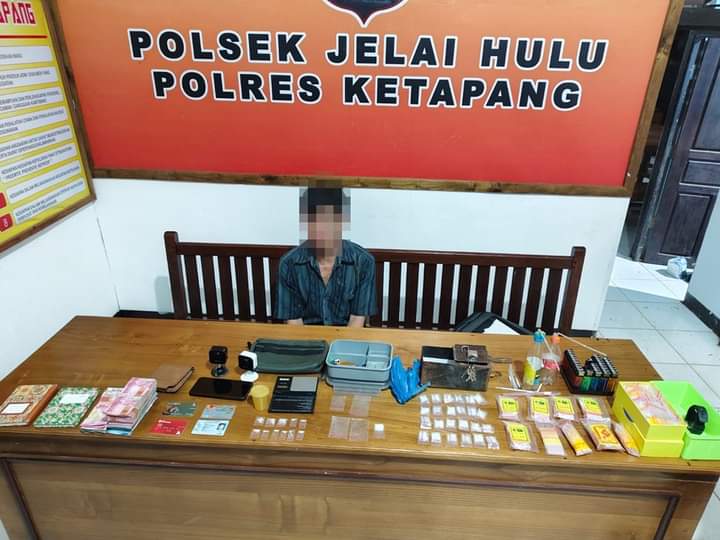 Polsek Jelai Hulu Ringkus Pelaku Narkoba, BB Sabu 37.32 Gram